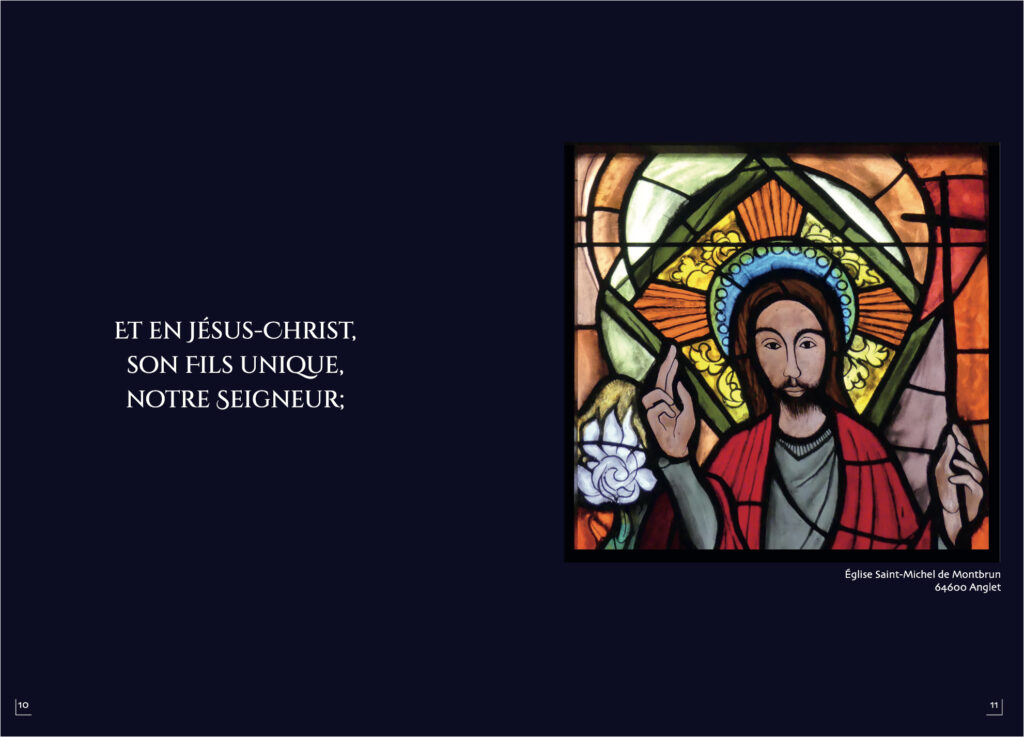 Le Credo en Vitraux illustration Jésus-Christ